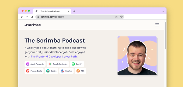 Scrimba podcast alt text